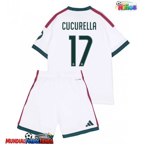 Camiseta Real Madrid Marc Cucurella #17 Primera Equipación Replica 2026-27 para niños mangas cortas (+ Pantalones cortos)